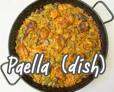 What does paella mean?