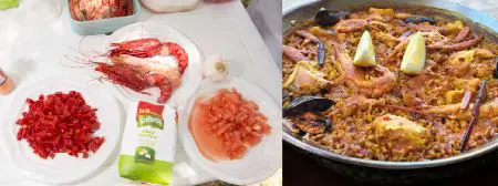 what are the ingredients in paella
